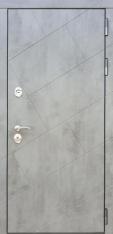 Дверь Тип 8964 МГ - МДФ бетон темный/МДФ
